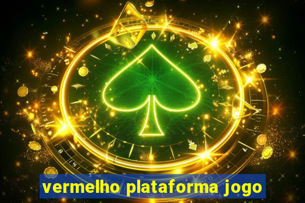 vermelho plataforma jogo